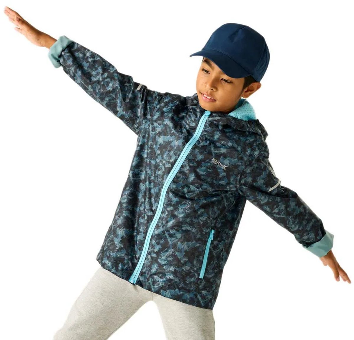 Waterdichte shelljas met print voor kinderen