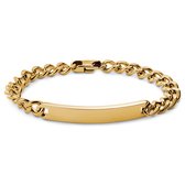 Nomen | 7 mm Goudkleurige ID-plaatarmband
