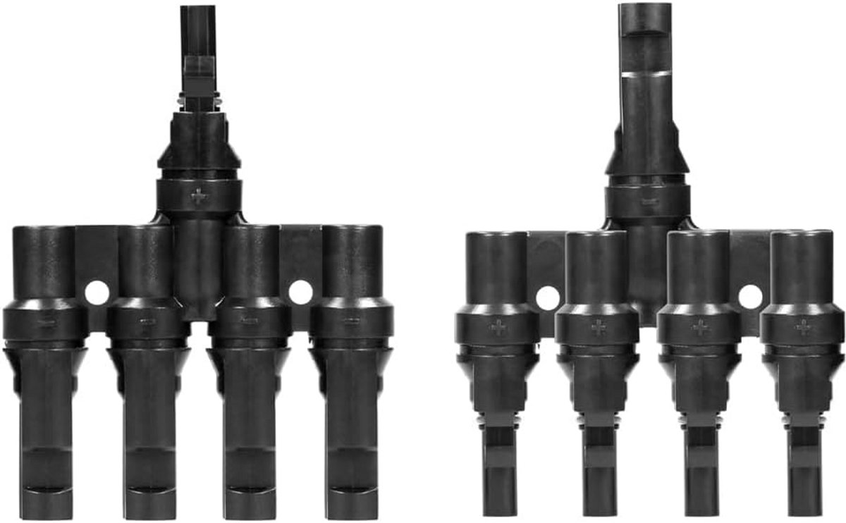 MC4 1 tot 4 Serie Parallel Connector voor Zonnepanelen