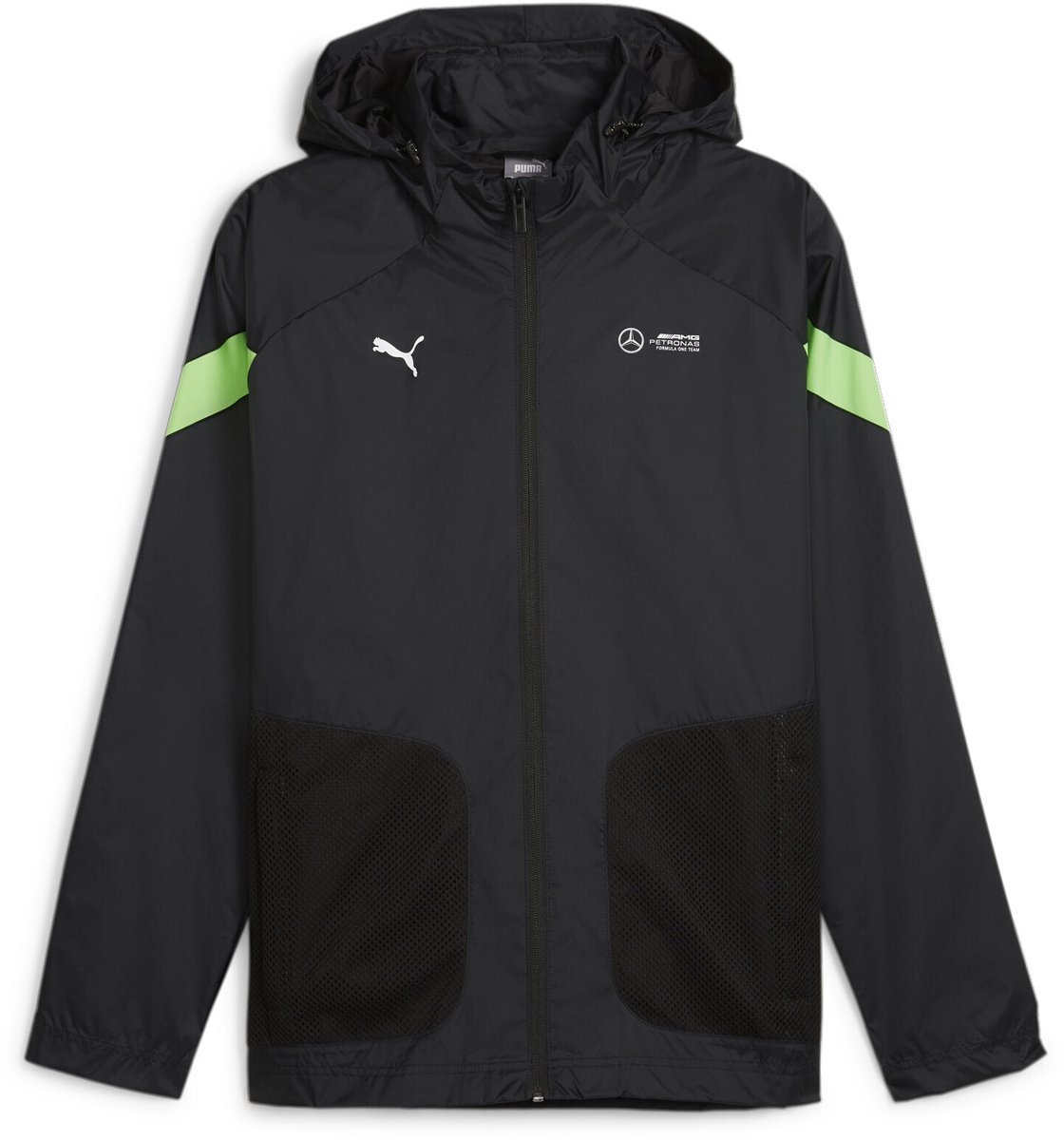 Geweven waterdicht jack Puma MAPF1 Zwart
