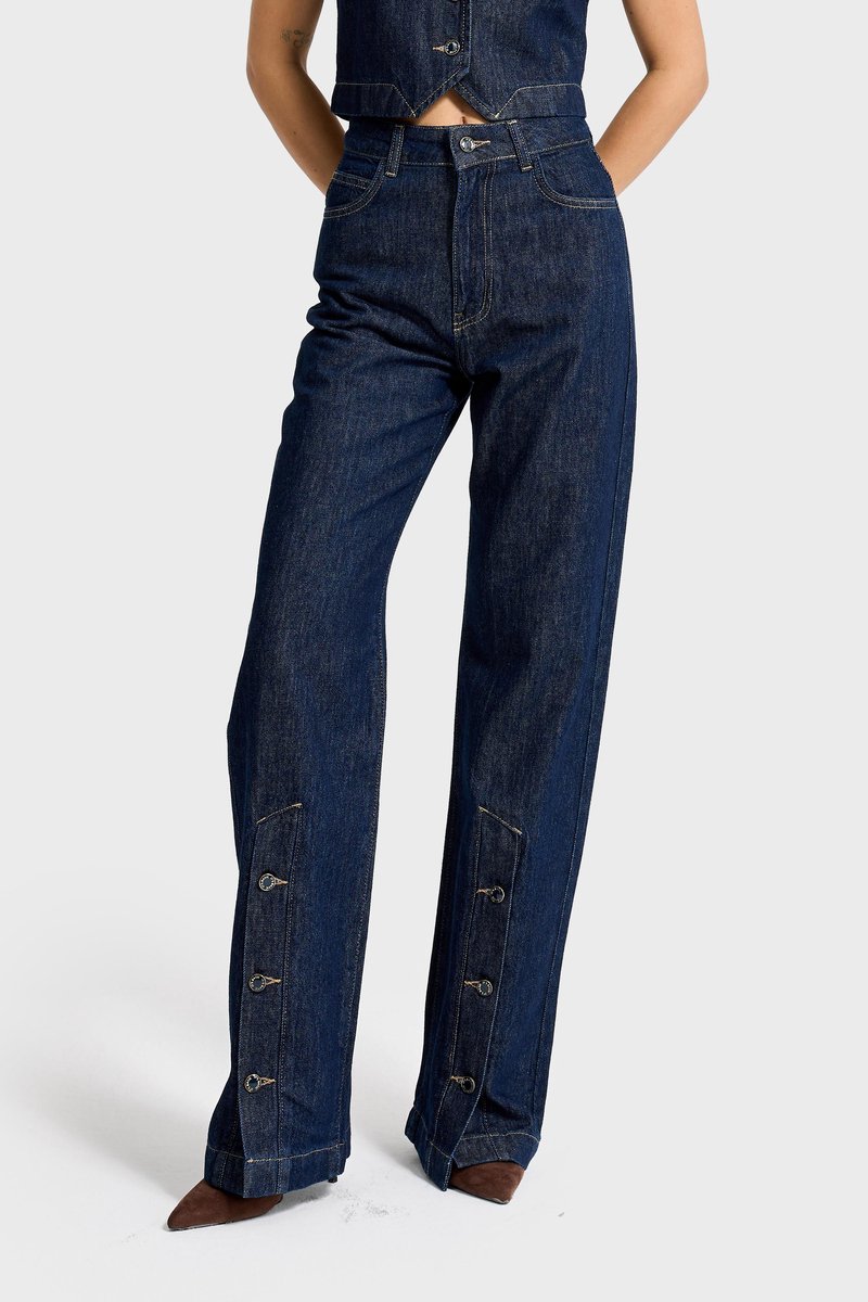It's Basic - STRAIGHT HIGH RISE JEANS