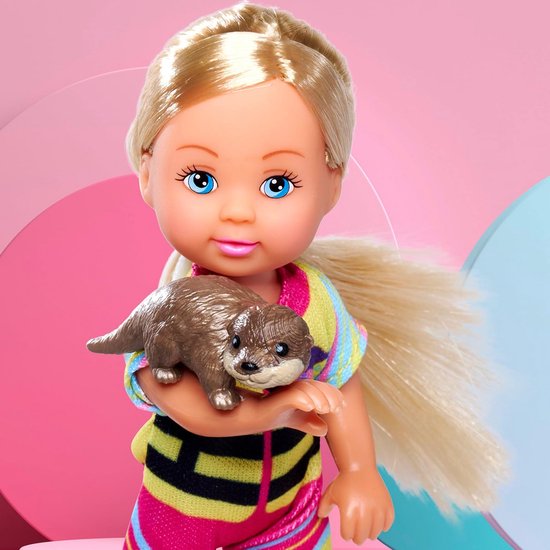 Poppen Accessoires Kajak met Peddel en Otter Vriendje — afbeelding 2