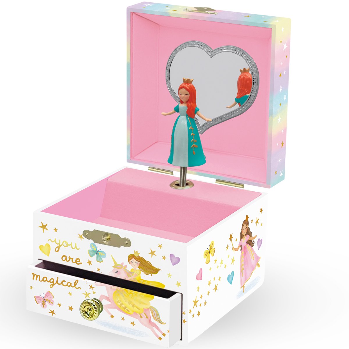 Giggle and Honey muziekdoos juwelen prinses - sieradendoos kind.