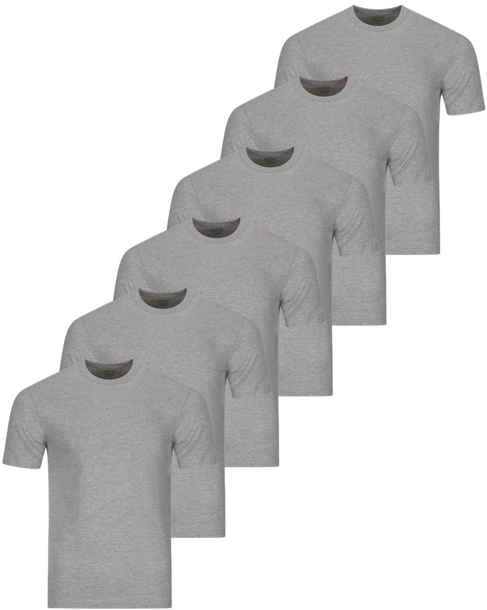 RAGMAN Heren onder t-shirts 6 pack Basic