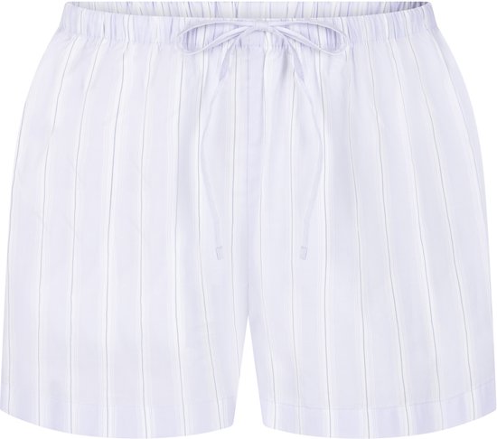 Hunkemöller Gestreept Katoenen Pyjama short Paars