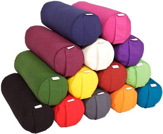 Mini Yoga Bolster Nekrol in Magenta voor Ondersteuning van MINI — afbeelding 4