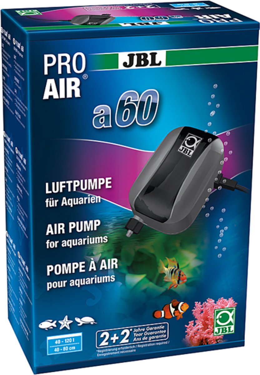 JBL ProAir A60 - Stille Aquarium luchtpomp