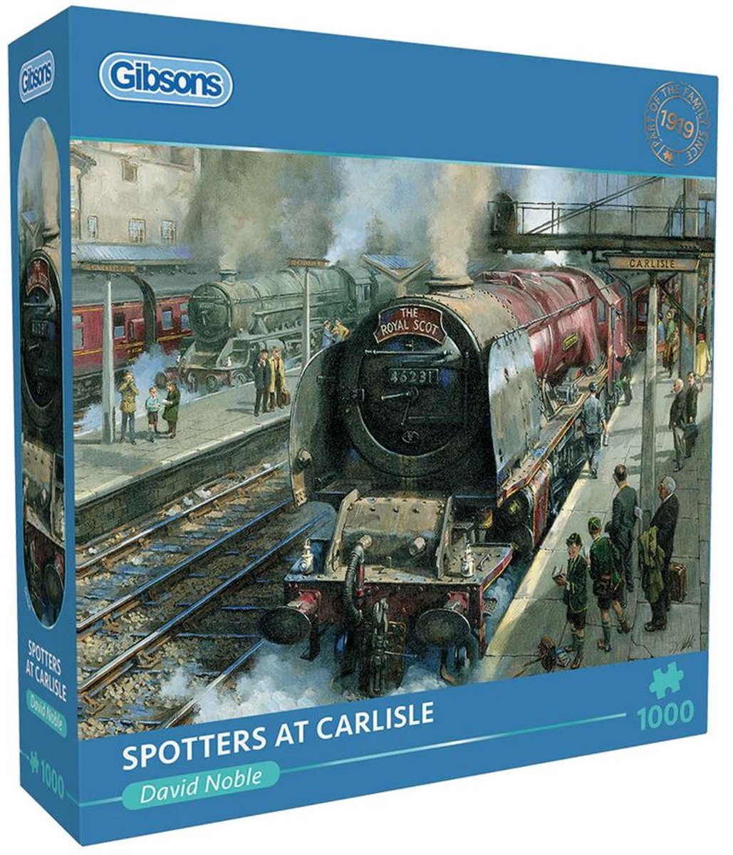 Gibsons - Spotters at Carlisle (door David Noble) - 1000 stukjes 68×49cm (b×h) - Legpuzzel voor volwassenen
