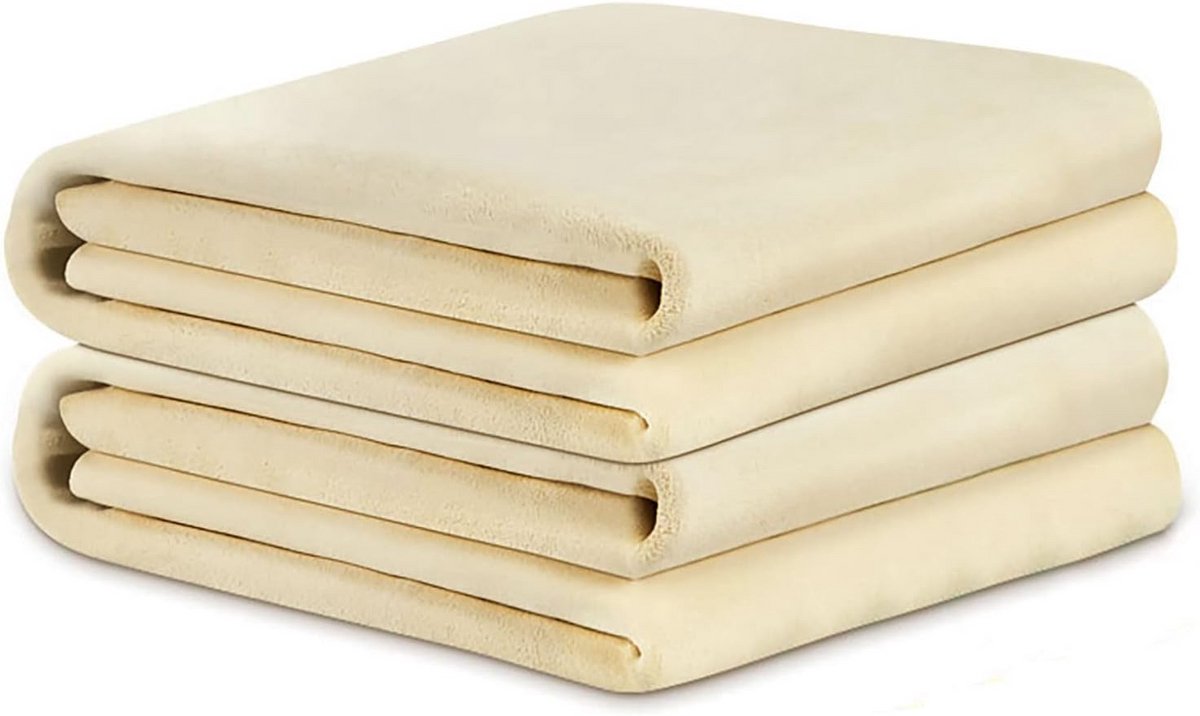 Natuurlijke Zeemdoek Set voor Auto en Voertuig (2 Stuks)