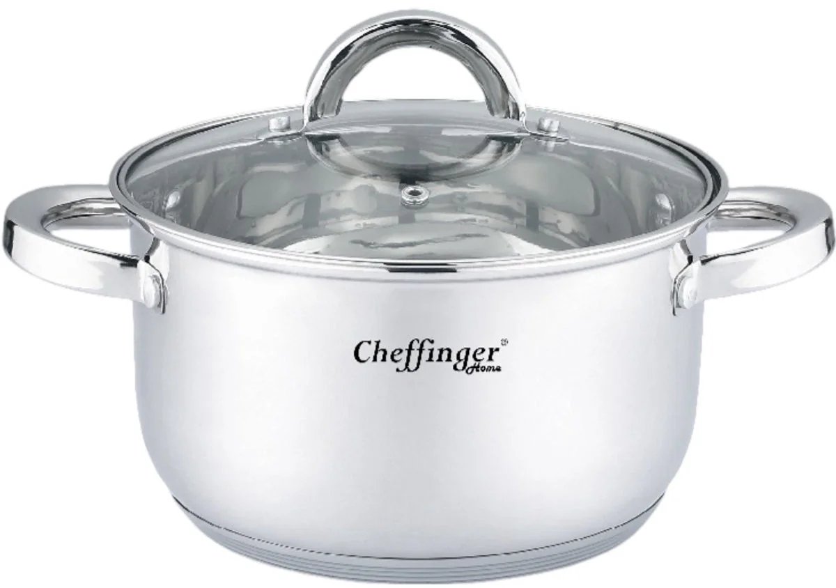 Cheffinger Kookpan met Deksel - 16cm - RVS - Inductie