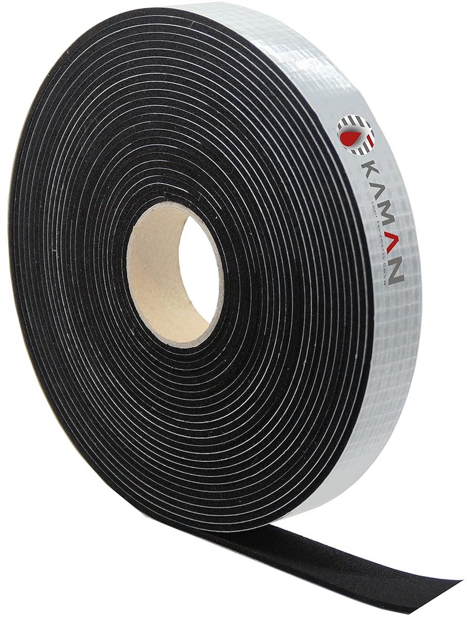 Zelfklevende EPDM Celrubber Afdichtingsband voor Binnen en Buiten - 5 Meter Rol