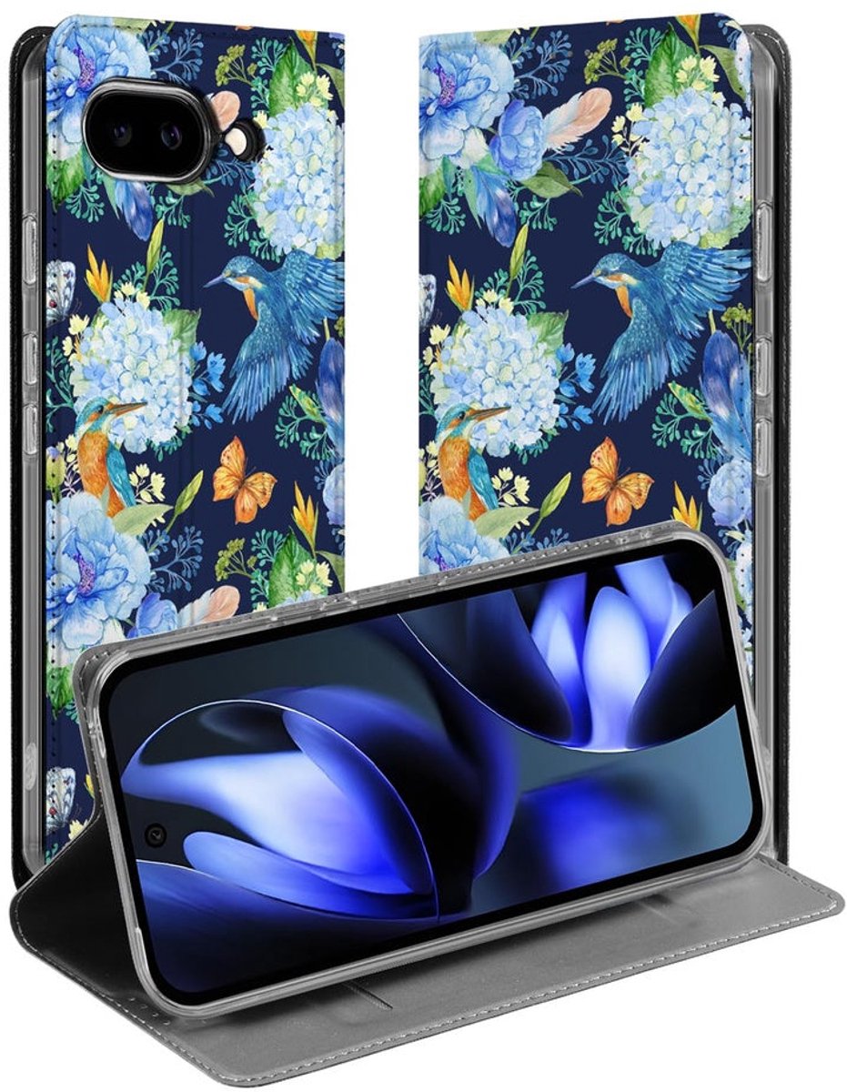 voor Book Wallet Case Google Pixel 9a IJsvogel
