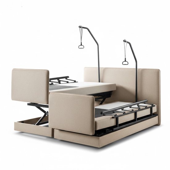 Soft Bedden CareLift Hoog-Laag Bed 2-persoons Elektrisch - Soft bedden - €4.199,00