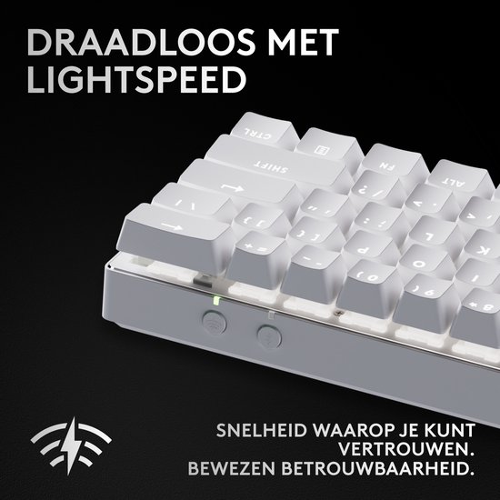 Logitech G G915 X LIGHTSPEED TKL Low-Profile Wireless Gaming Keyboard, Double-Shot PBT Keycaps, volledig programmeerbare toetsen, GL Brown Tactile, pc/Mac, US INT'L QWERTY - Zwart Logitech G G915 X LIGHTSPEED TKL Low-Profile Wireless Gaming Keyboard, Double-Shot PBT Keycaps, volledig programmeerbare toetsen, GL Brown Tactile, pc/Mac, US INT'L QWERTY - Zwart