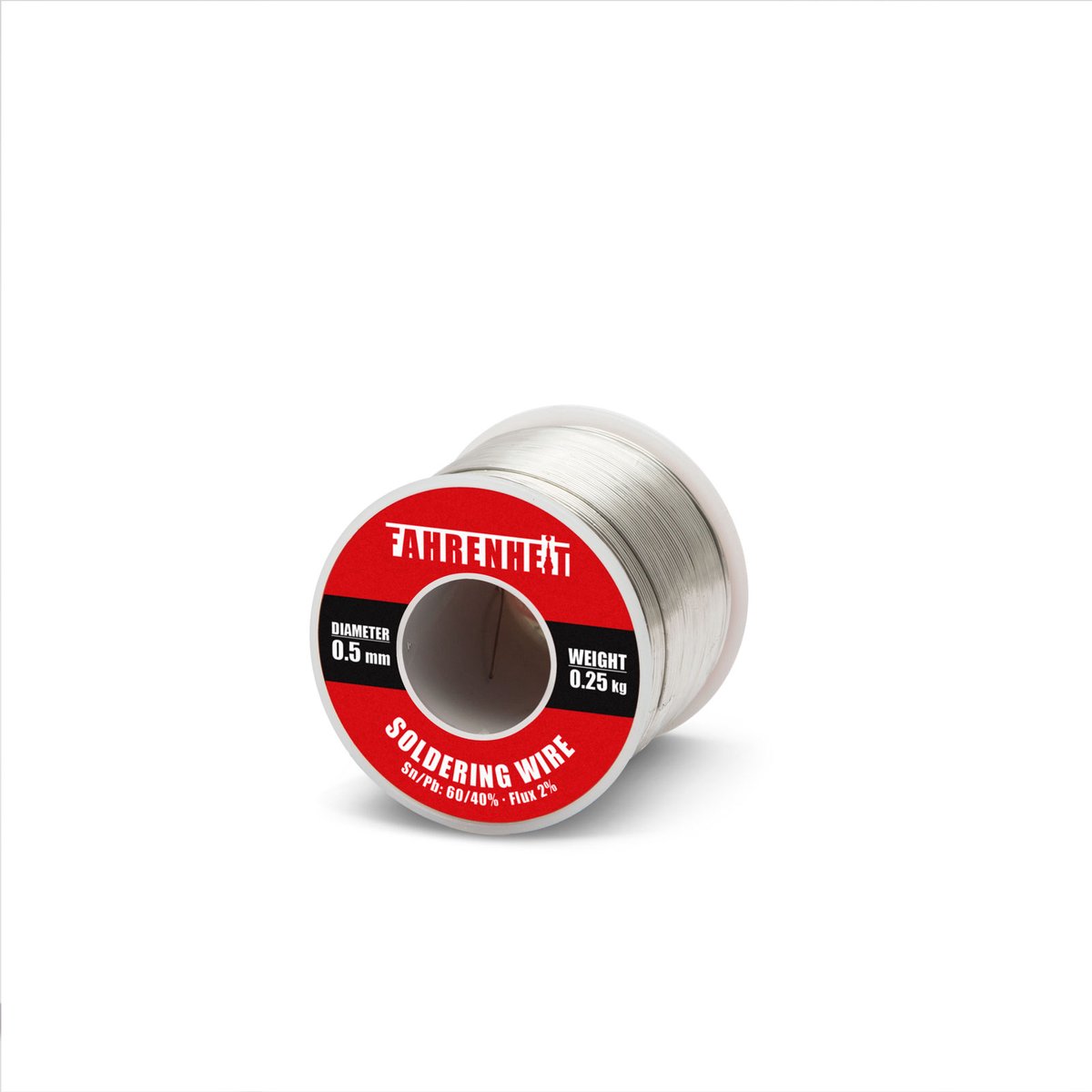 Professioneel Soldeertin Soldeerdraad 0,5mm 250g - 60/40 Tin-Lood met 2% Flux - Professionele Soldeertin voor Precisiewerk & Elektronica [55091]