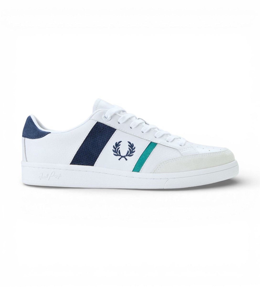 Fred Perry Leren sportschoenen B725 Wit