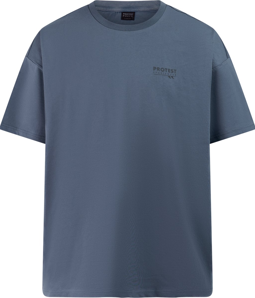 Protest PRTMatteos T-shirt Heren Loose fit Crème Blauw