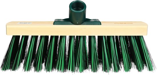 Benson Groene straatbezem - 30 cm - Houten steel - Vijf rijen borstels - Voor buitengebruik van Benson — afbeelding 4