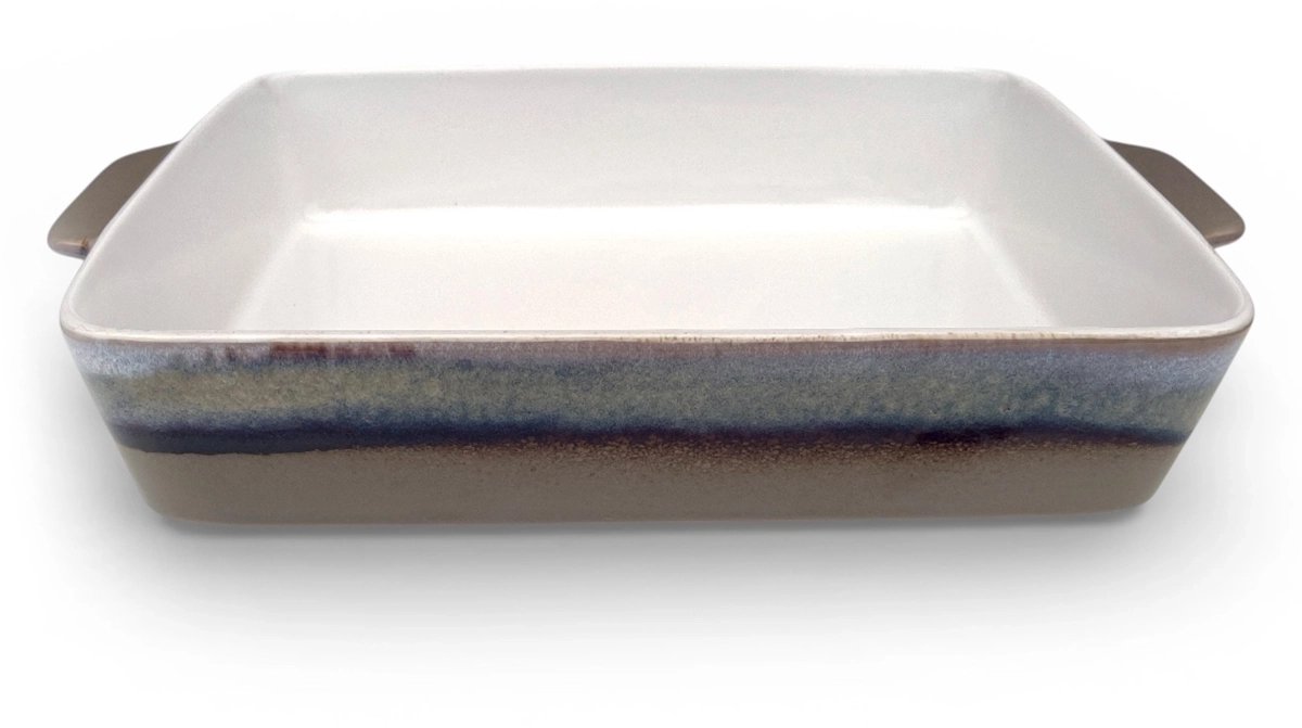 Lavandoux - Ovenschaal - Reactief Glazuur - Rechthoekig - L: 36 x 22 cm