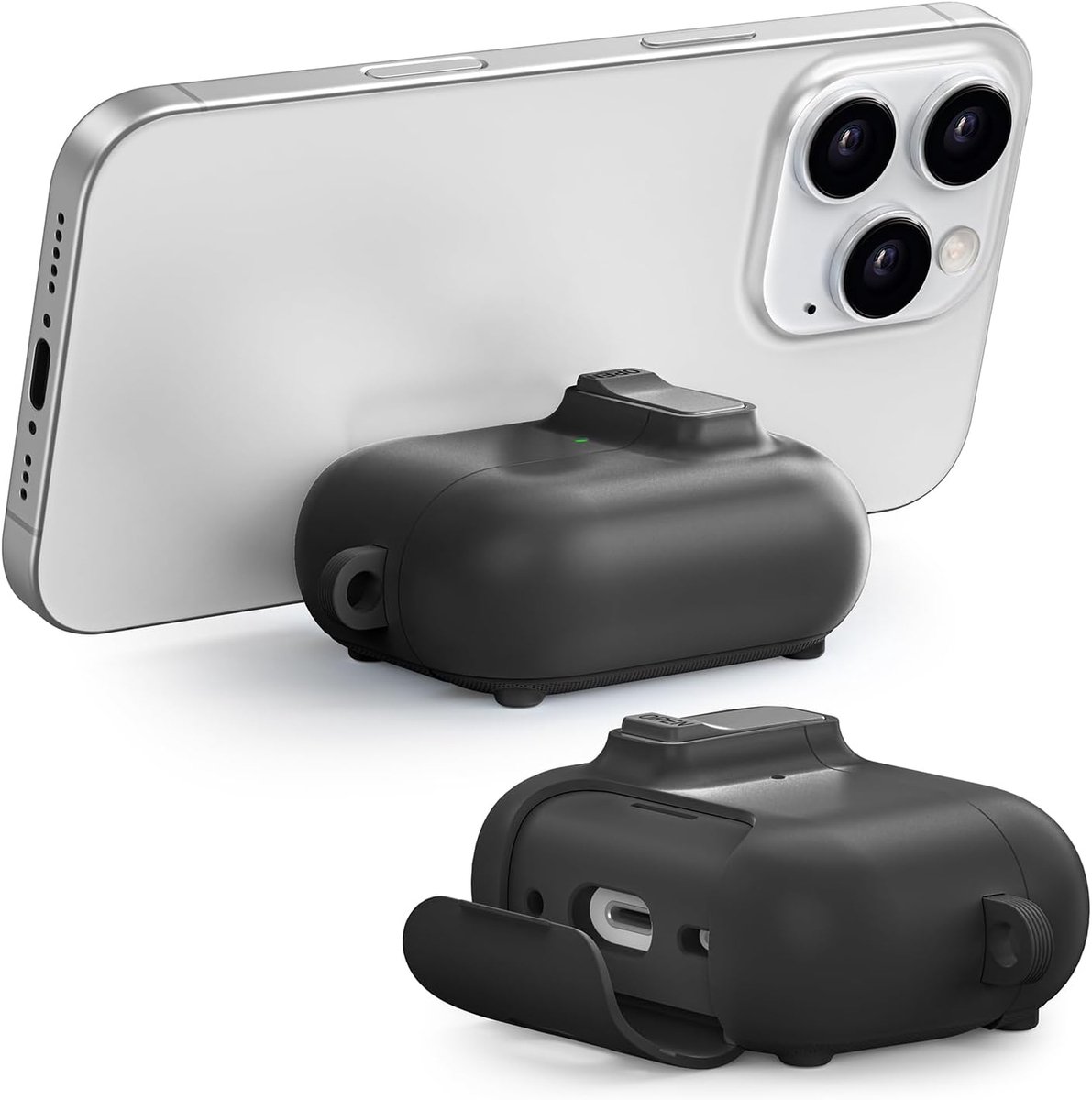 AirPods 3 Hoes - Beschermhoes Case - Opladen Beschermen - MagSafe Compatibel - 76 x 51 cm - Zwart