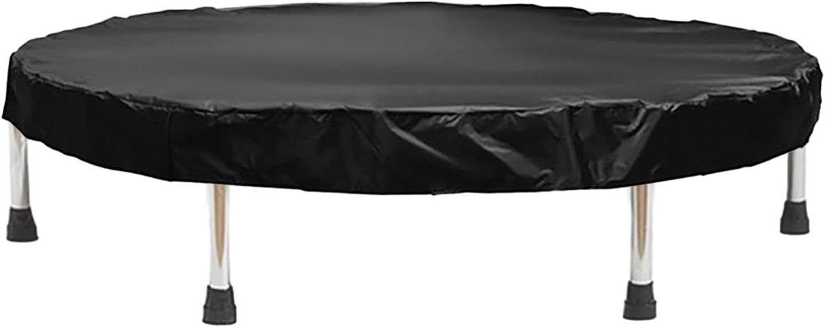 Trampolinehoes - Regendichte Beschermer - Buiten Recreatie - Duurzame Oxford Stof - 92-102 cm - Zwart