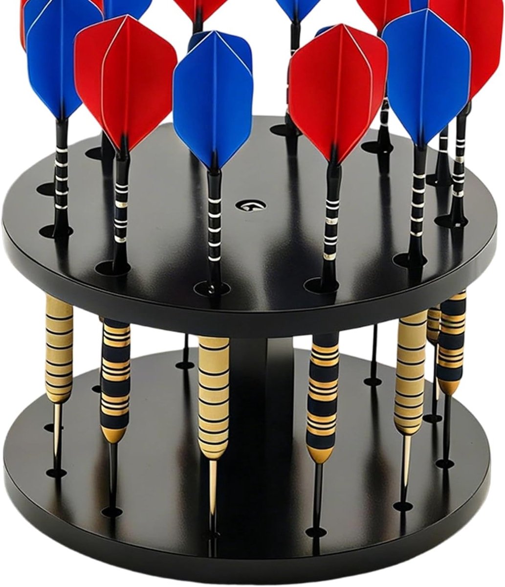 Dart Standaard - Dart Houder - Dart Opbergen - Strak Acryl Design - 14.6cm Breed - Zwart