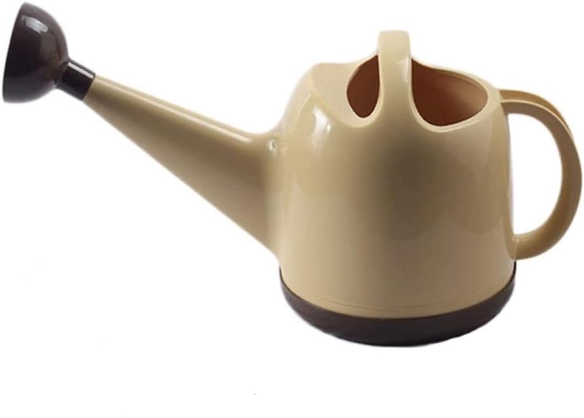 Gieter Kunststof - Waterkan Planten - Buiten Binnen - Stijlvol Design - 41 cm Hoog - Beige