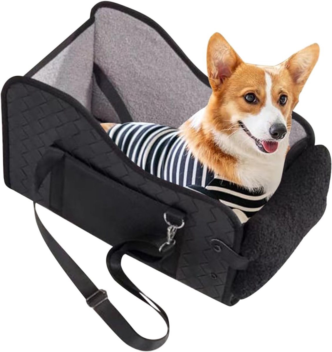 Honden autostoel - Zitverhoger auto - Veilig reizen - Opvouwbaar en draagbaar - 42 x 25 x 23 cm