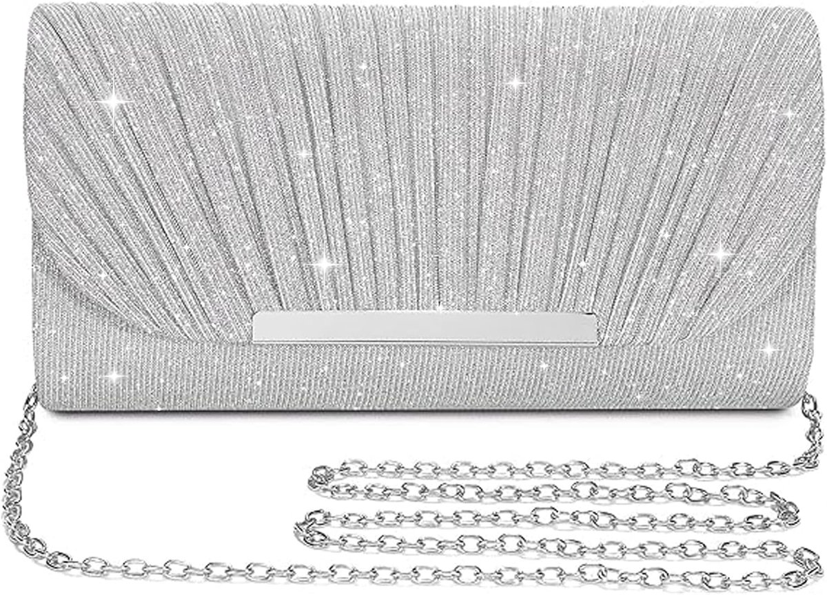 Elegante Clutch voor Dames - Fonkelende Avondtas voor Feest en Bruiloft