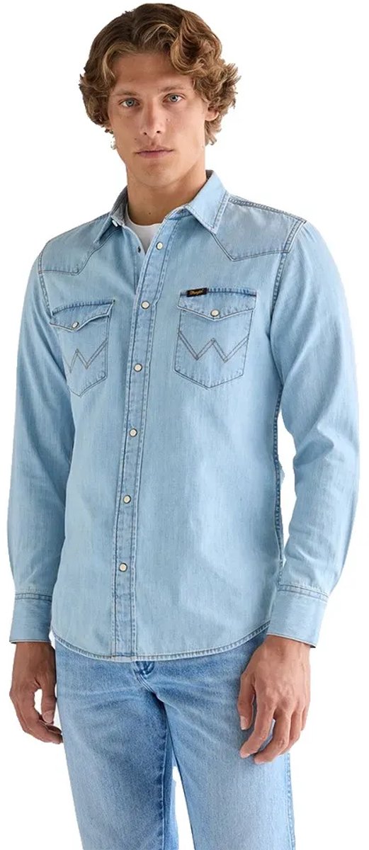 Wrangler Western Overhemd Met Lange Mouwen 2XL Man Riverbank