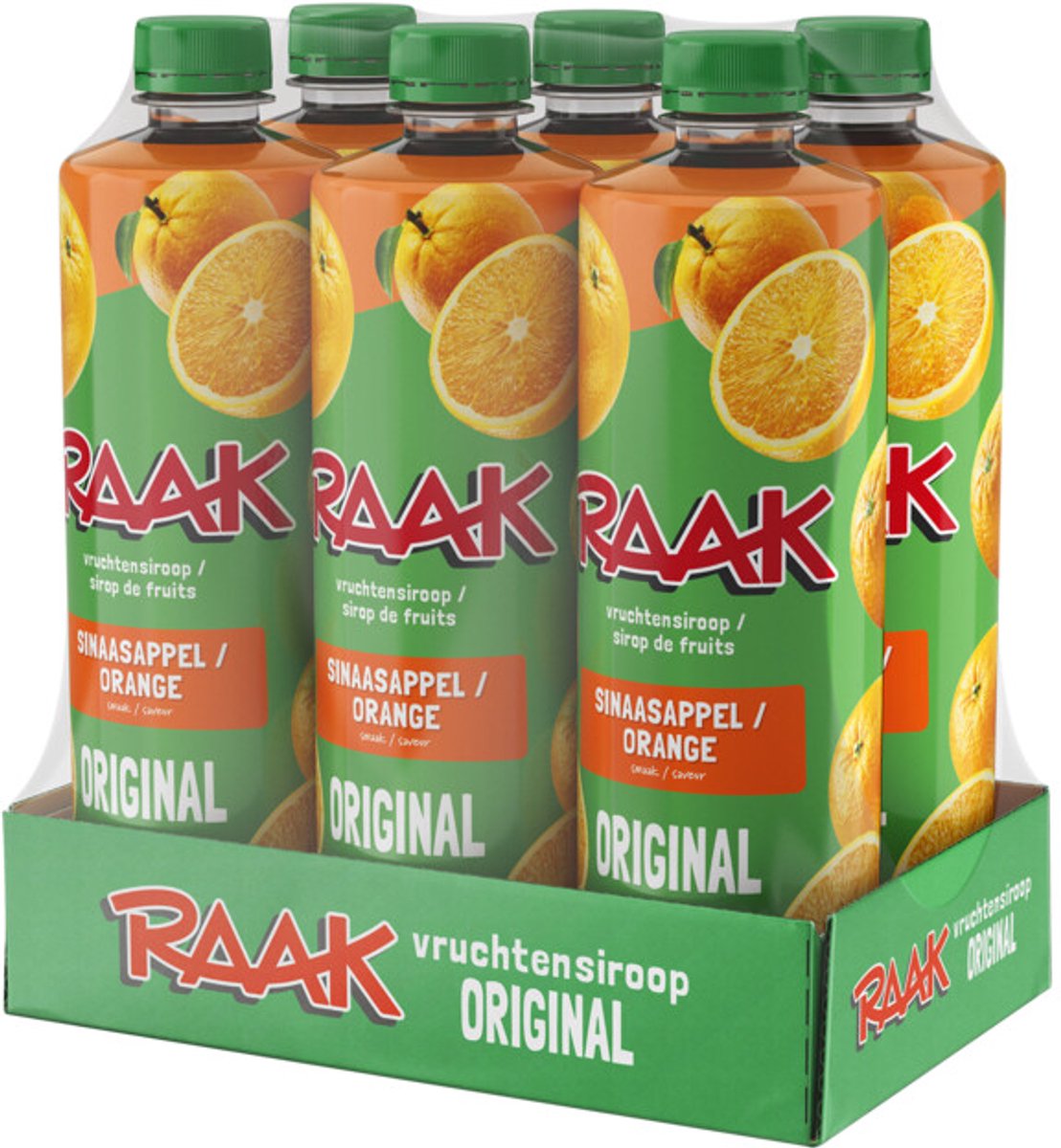 Raak vruchtensiroop sinaasappel - 750 ml