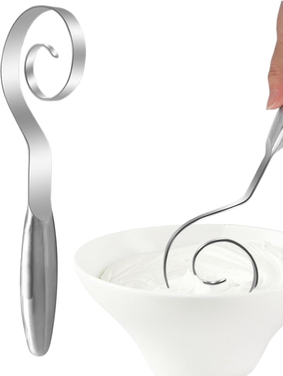 Deense garde - Keukenmixer - Beslag kloppen - Roestvrij staal - 25 cm lengte