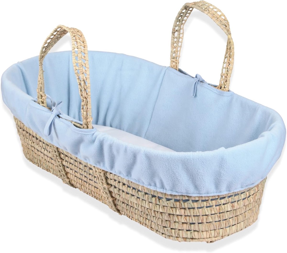Baby mand voering - Wieg inleg - Baby comfort - Machinewasbaar - 68 x 30 cm - blauw