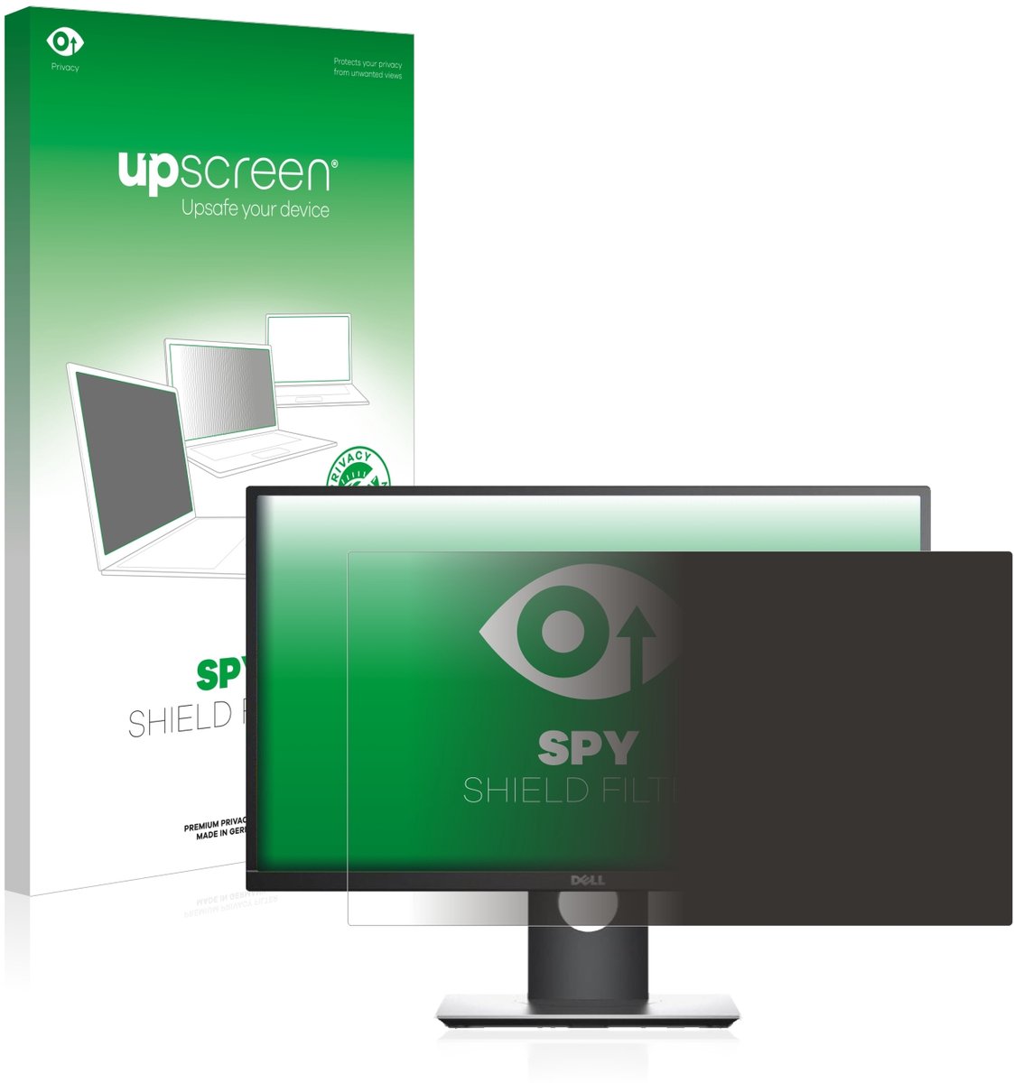 upscreen - privacyscherm voor Dell P2419H - privacy filter screenfilter Blauwlichtfilter