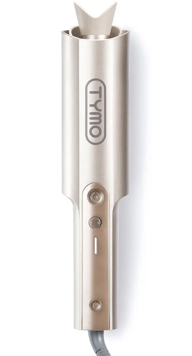 TYMO Curlpro Plus - Automatische Krultang - Krulborstel - Goud - 25 mm - 3 Temperatuurinstellingen (160 °C - 210 °C) - ION Technologie - Met Timer - Geschikt voor alle haartypes