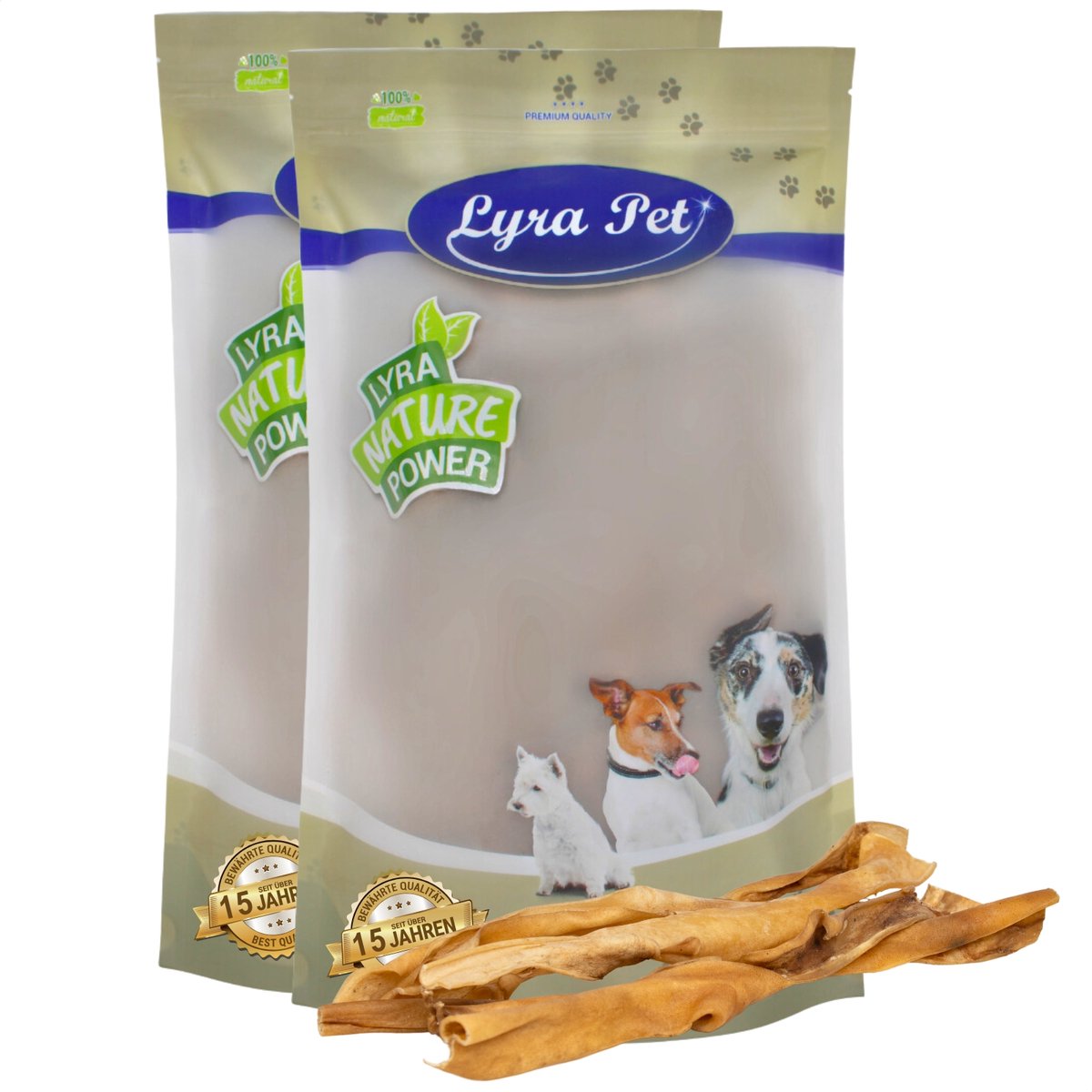 20 stuks. Lyra Pet® Rundscalp sticks ca. 50 cm
