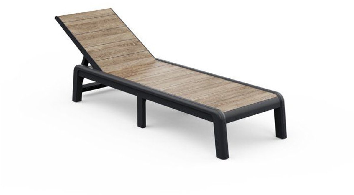 Keter Porto Ligbed - 58x187.5x29cm - Ashwood