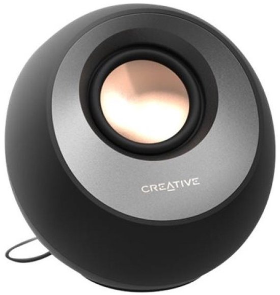 Creative Pebble V3 Luidspreker voor PC en laptop - USB-C - AUX