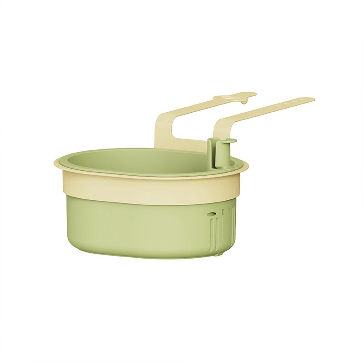 Zeef voor gootsteen - snap-button - vergiet - spoelbakzeef - Sink Strainer Basket (groen)