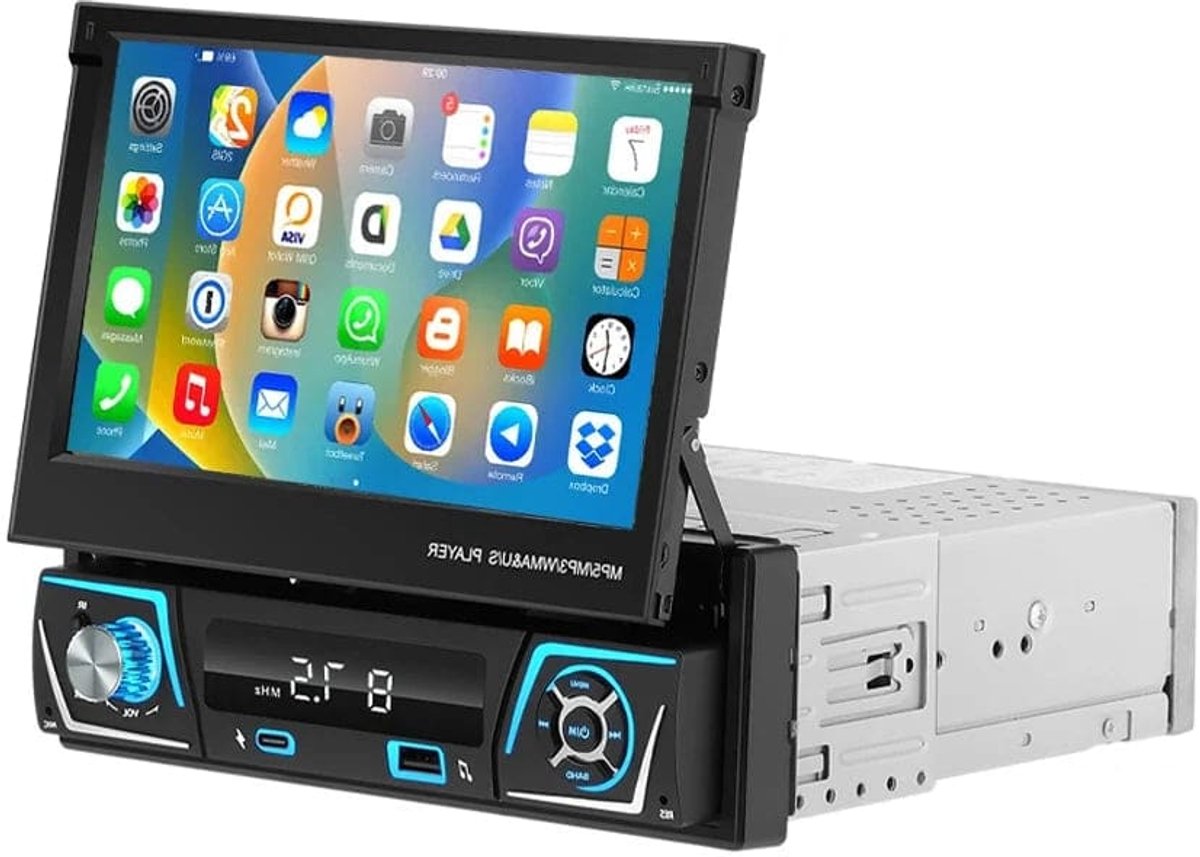 Auto Multimedia Speler - 2 Din - 7Inch - MP5 met camera2 - Carplay Scherm - Touchscreen - Navigatiesysteem Auto - Universeel - Multimedia Autoradio