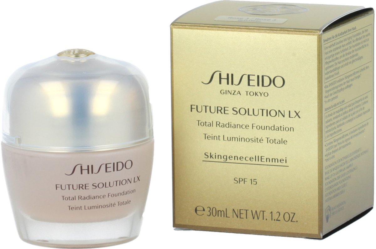 Shiseido - Future Solution LX Total Radiance Foundation SPF15 Make-Up 30 ml R3 Rose (L)