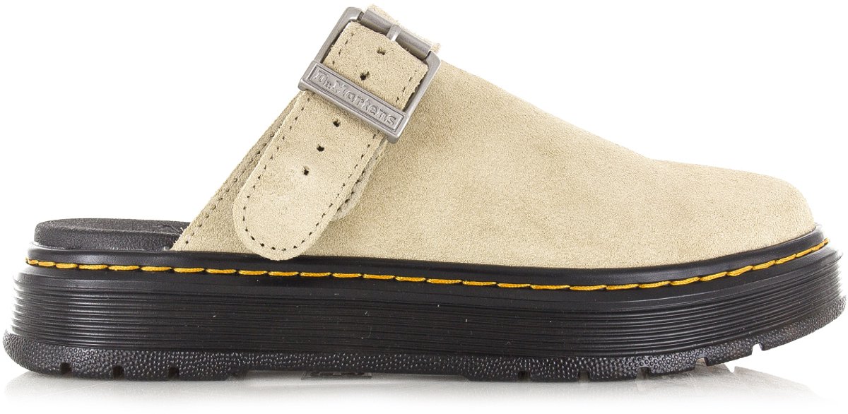Dr. Martens Brookline Mule Bronx Suede Beige