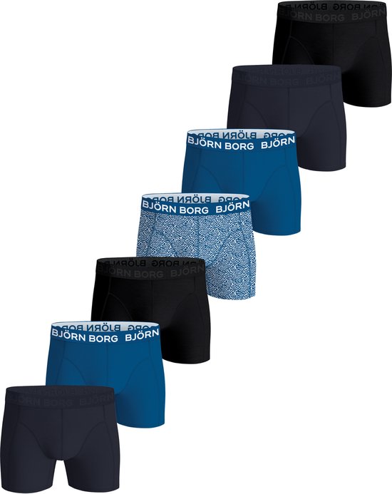 Bjorn Borg Boxers Coton Stretch 7-Pack Multicolore - Taille M - Homme - Boxers