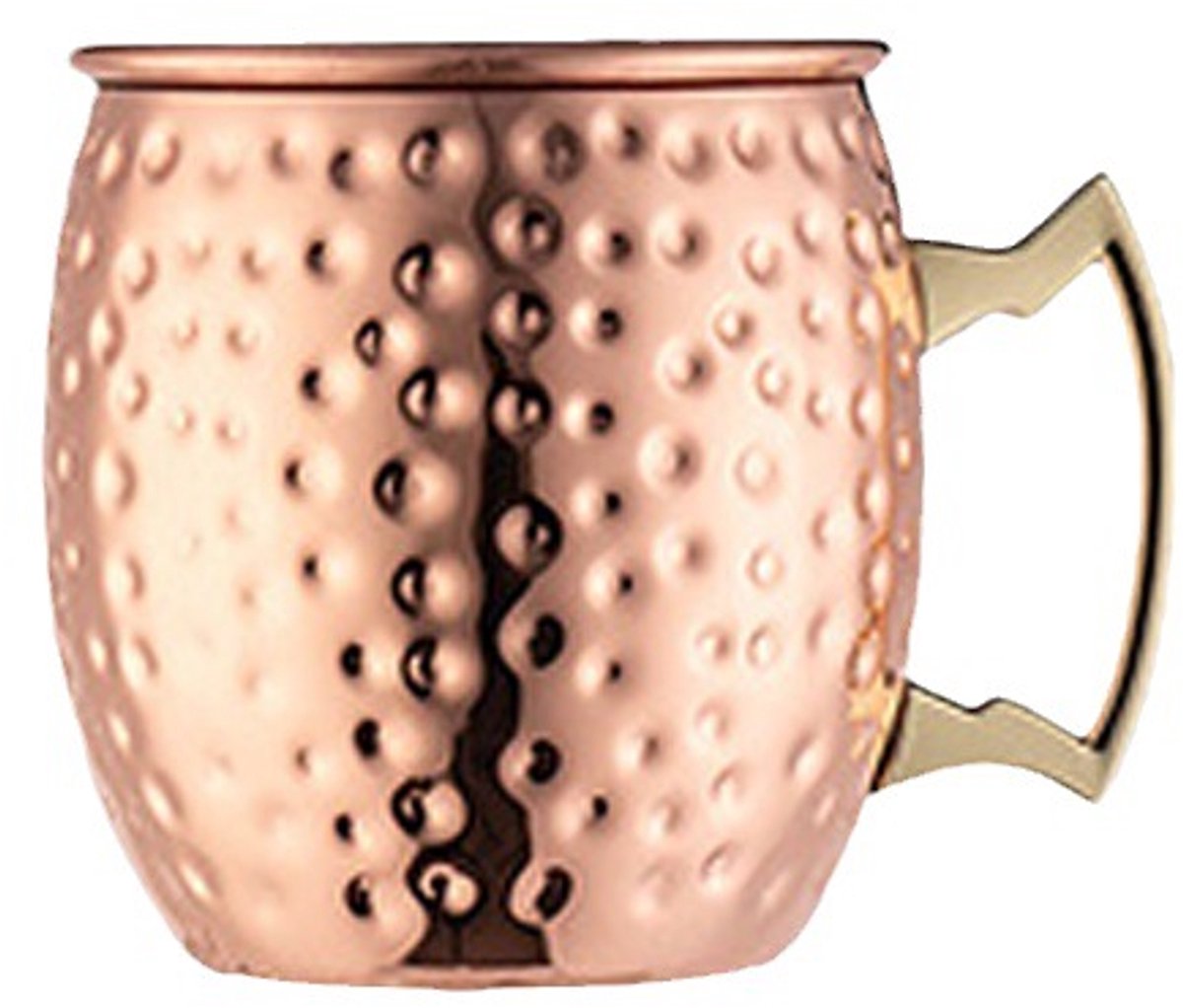 Elegant Cocktailglas van Gehamerd Koper M