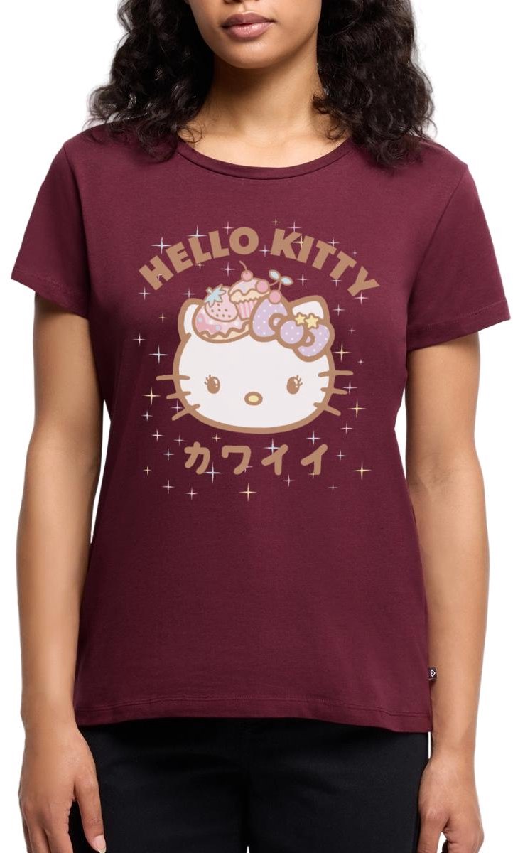 Hello Kitty Kawaii Stijlen Met Sterren Premium T Shirt Dames