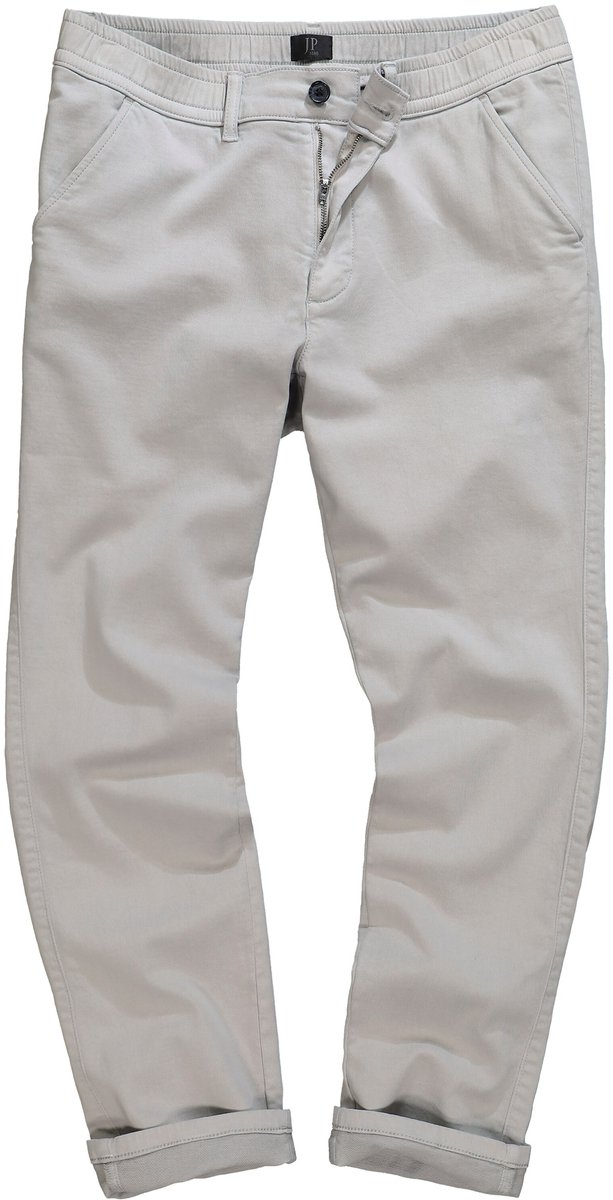 JP 1880 - Heren - Chino FLEXNAMIC® elastische tailleband - Kiezel - Maat 64