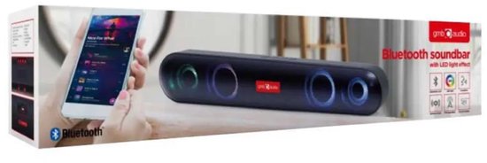 Portable Bluetooth Speakers GEMBIRD SPKBT-BAR400L Black van GEMBIRD — afbeelding 5