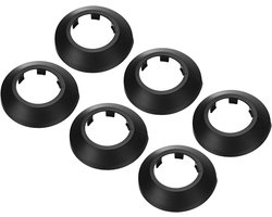 6 Stks Flens Waterpijp Cover Decoratie Plastic Rozet 1.26