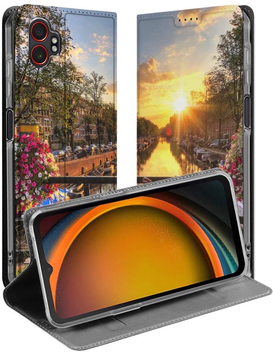 Samsung Galaxy Xcover 7 Pro Book Case Amsterdamse Grachten