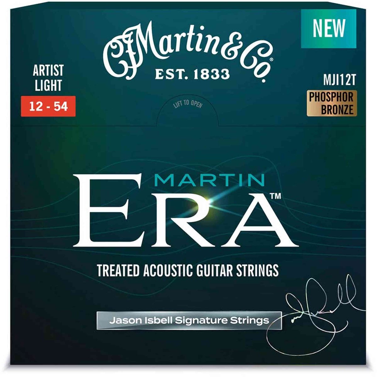 Martin & Co MJI12T Jason Isbell phosphor bronze gitaarsnaren (012-054)